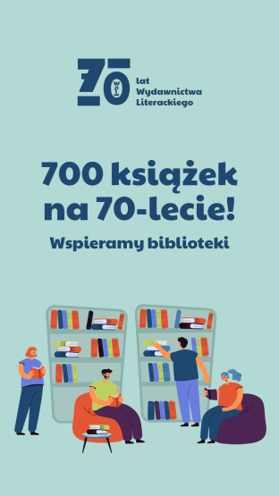 700 książek na 70-lecie! Wspieramy biblioteki