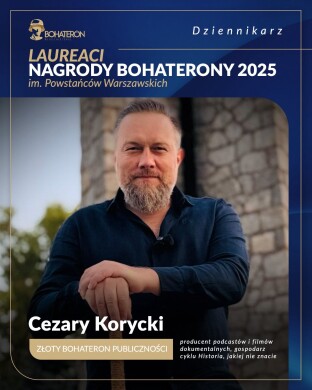 Cezary Korycki laureatem nagrody BohaterON!