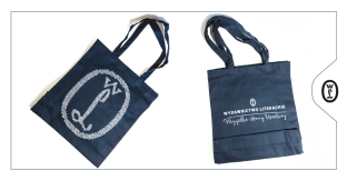 Granatowe siatki literatki dla naszych klientów!