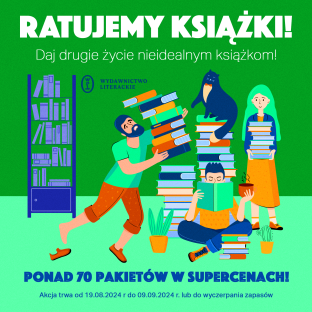Nie oceniaj książki po okładce — superpakiety książek do uratowania!