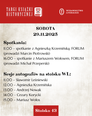 Wydawnictwo Literackie na Targach Książki Historycznej