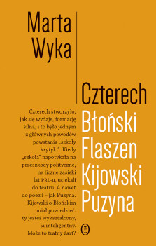 Okładka książki: Czterech. Błoński, Flaszen, Kijowski, Puzyna